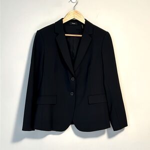 Theory Navy Carissa Blazer. 96% wool.  Size 10